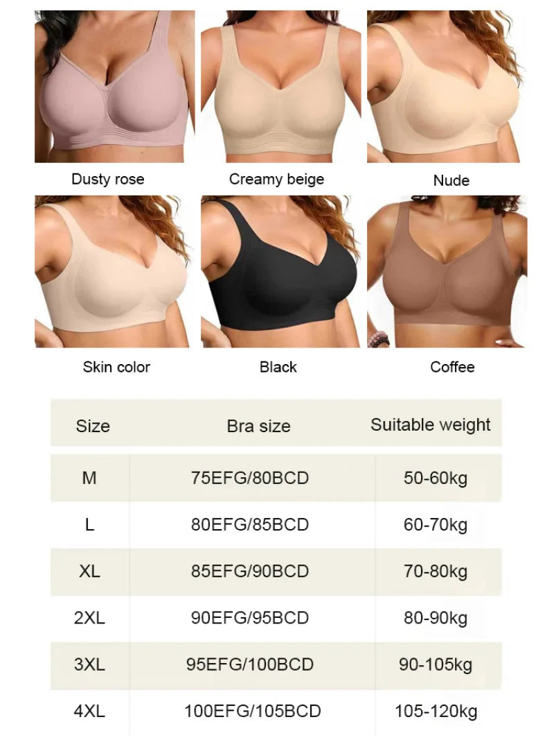 Wireless Jelly Bra – Full Coverage & Sculpting Effect