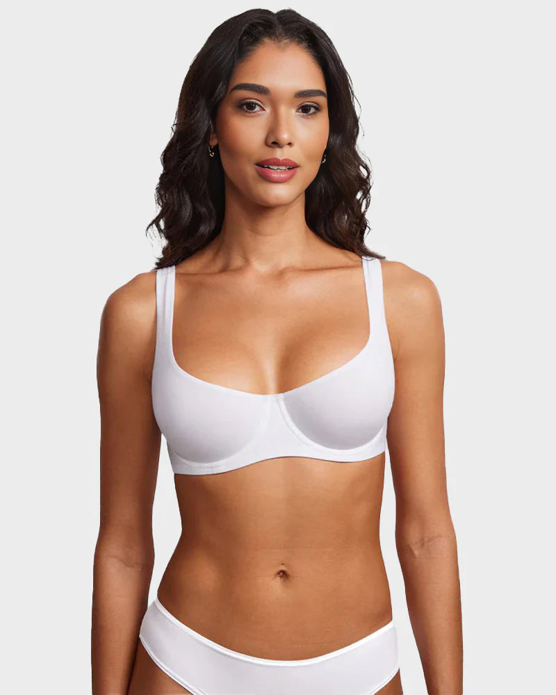 Balconette Support Bra – Seamless & Unlined