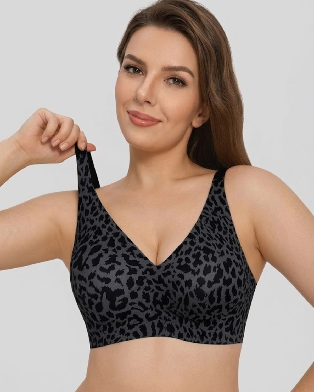 Leopard Sculpt Bra – Seamless & Wireless