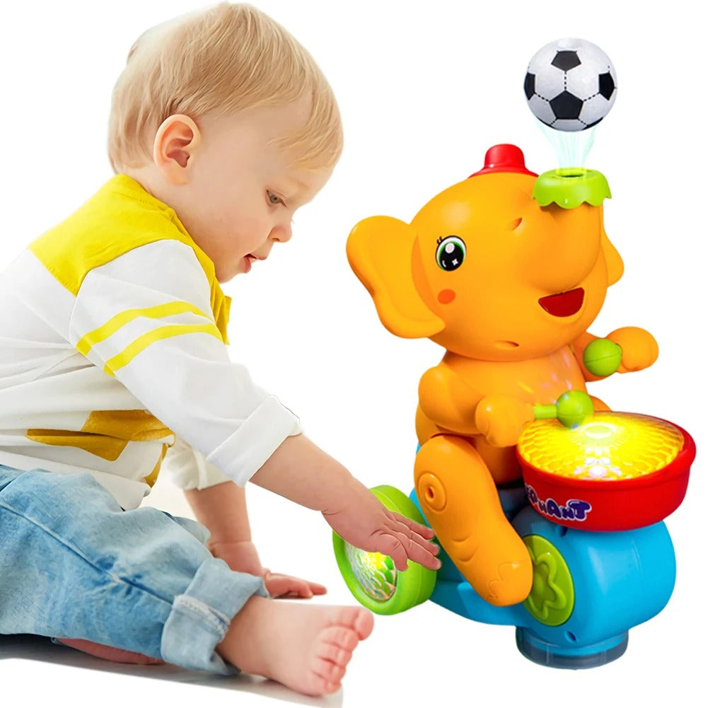 PLAYFUL ELEPHANT WITH FLOATING BALL