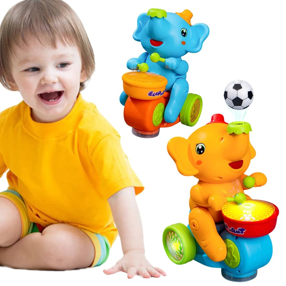 PLAYFUL ELEPHANT WITH FLOATING BALL