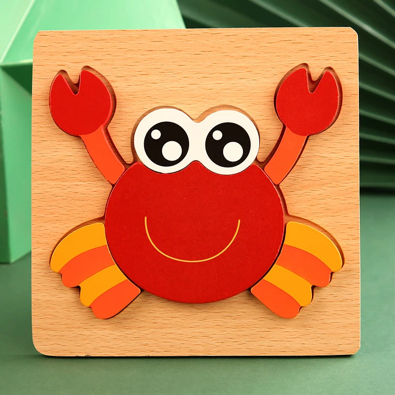 WOODEN SHAPE PUZZLE FOR KIDS