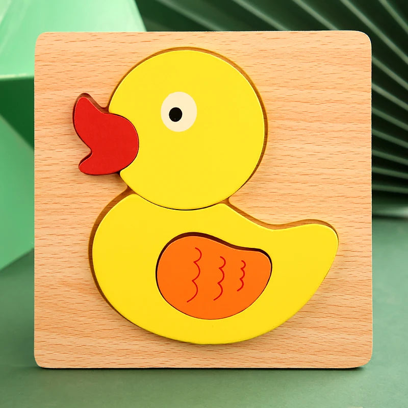 WOODEN SHAPE PUZZLE FOR KIDS