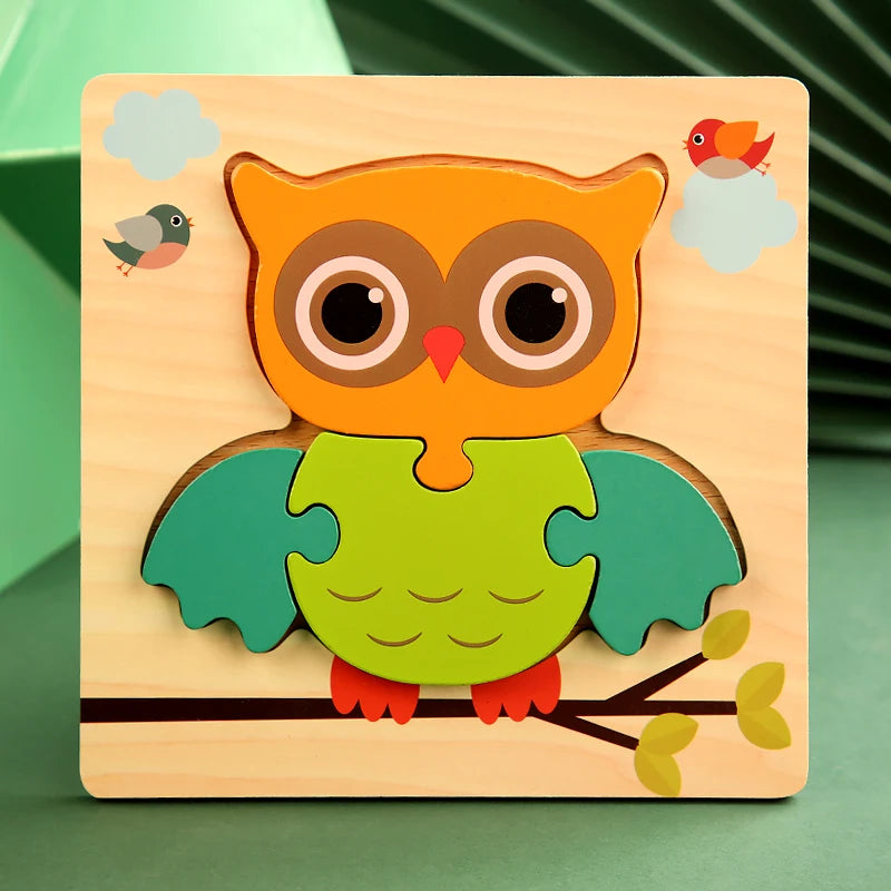 WOODEN SHAPE PUZZLE FOR KIDS
