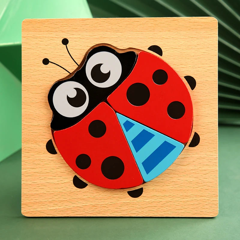 WOODEN SHAPE PUZZLE FOR KIDS