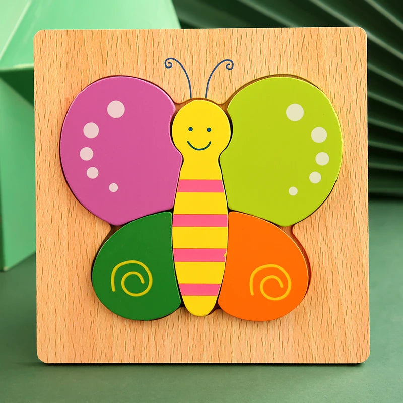 WOODEN SHAPE PUZZLE FOR KIDS