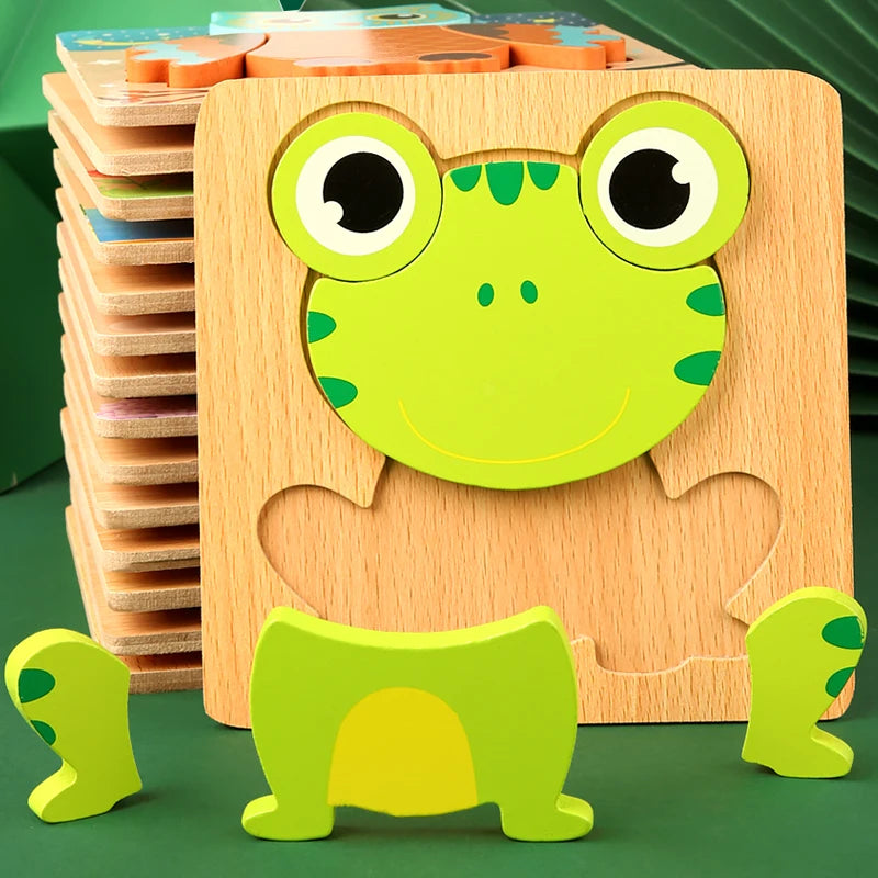 WOODEN SHAPE PUZZLE FOR KIDS