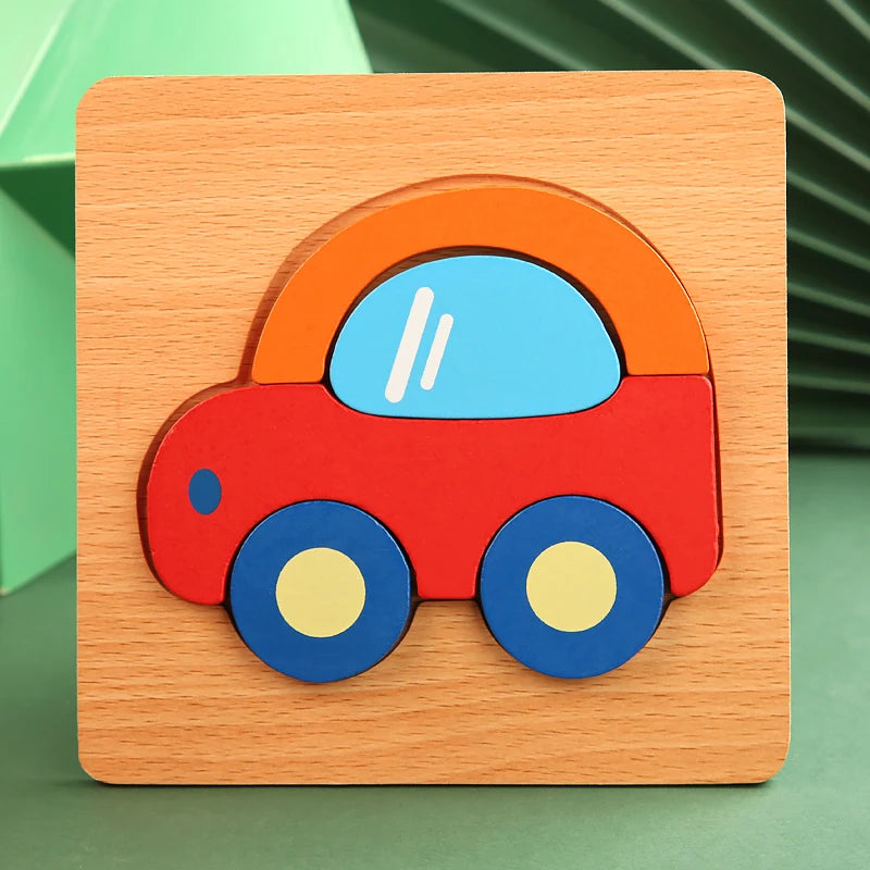 WOODEN SHAPE PUZZLE FOR KIDS