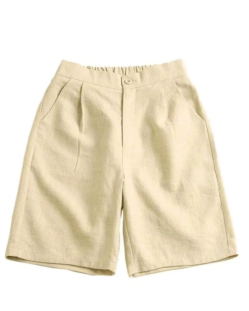WOMEN'S BREATHABLE LINEN SHORTS - FRESH & CHIC FOR SUMMER