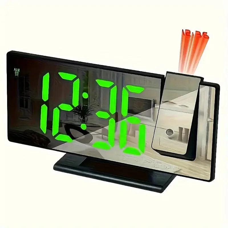 DIGITAL PROJECTION ALARM CLOCK – MULTIFUNCTIONAL & MODERN DESIGN