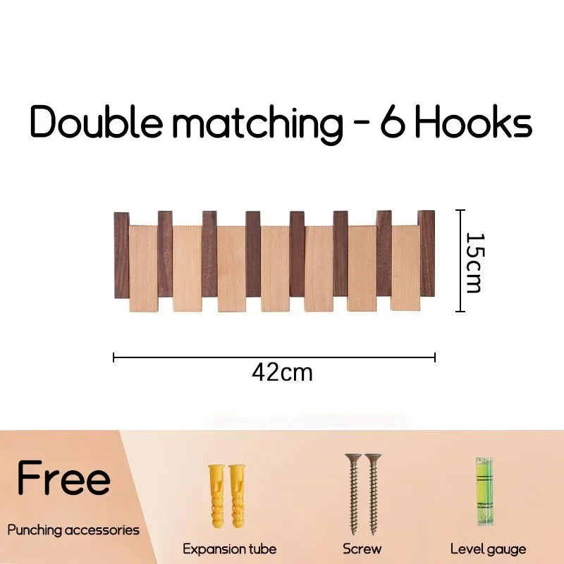 MAGNETIC PIANO WALL HOOK – NORDIC DESIGN IN SOLID WOOD