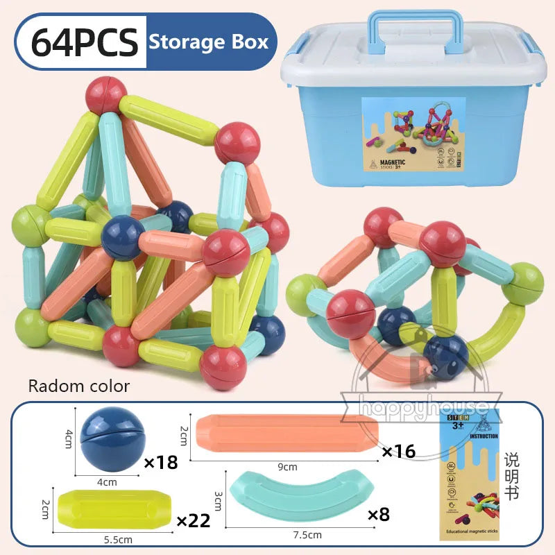 MAGNETIC BUILDING BLOCKS KIT