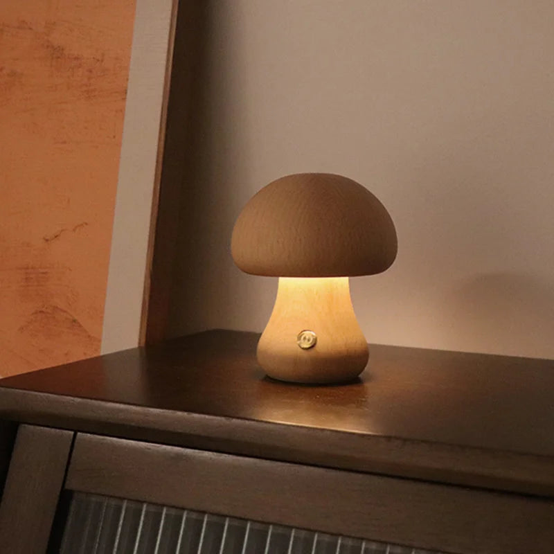 MUSHROOM TABLE LAMP - NORDIC MINIMALIST STYLE