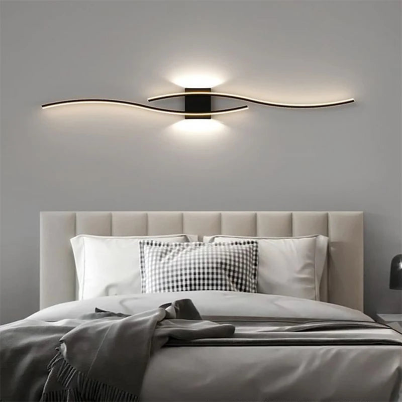 WALL LED LAMP – MODERN CURVED DESIGN