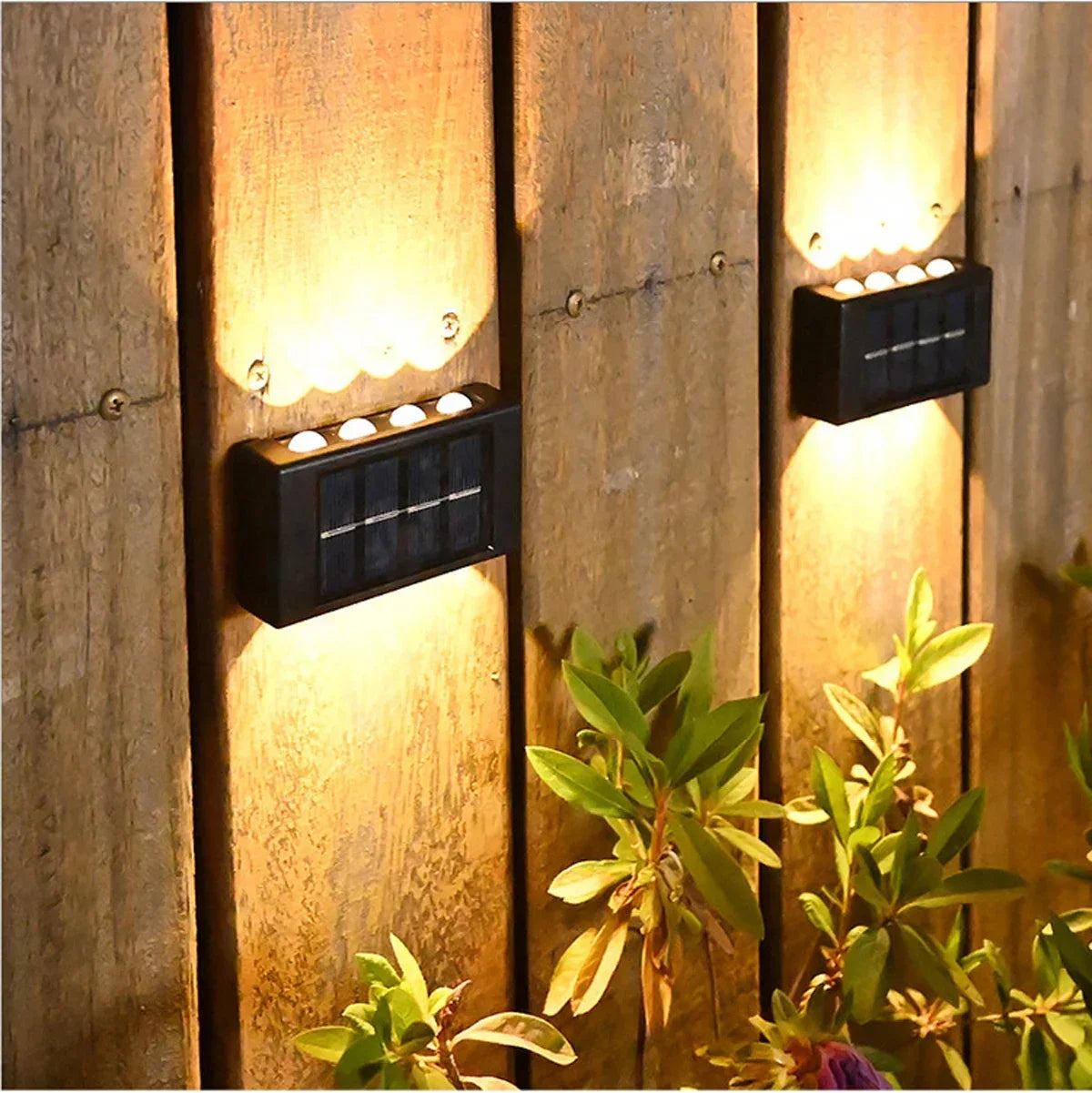 WATERPROOF OUTDOOR LED SOLAR WALL LIGHT