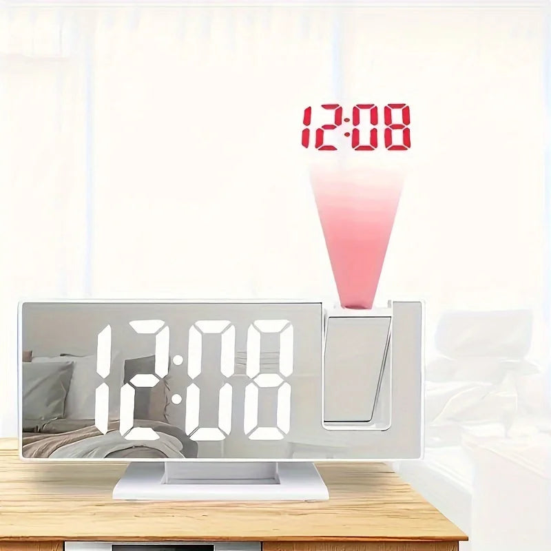 DIGITAL PROJECTION ALARM CLOCK – MULTIFUNCTIONAL & MODERN DESIGN