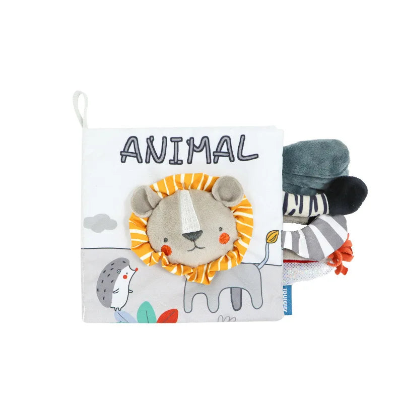 BABY CLOTH CRINKLE BOOK - JUNGLE ANIMALS