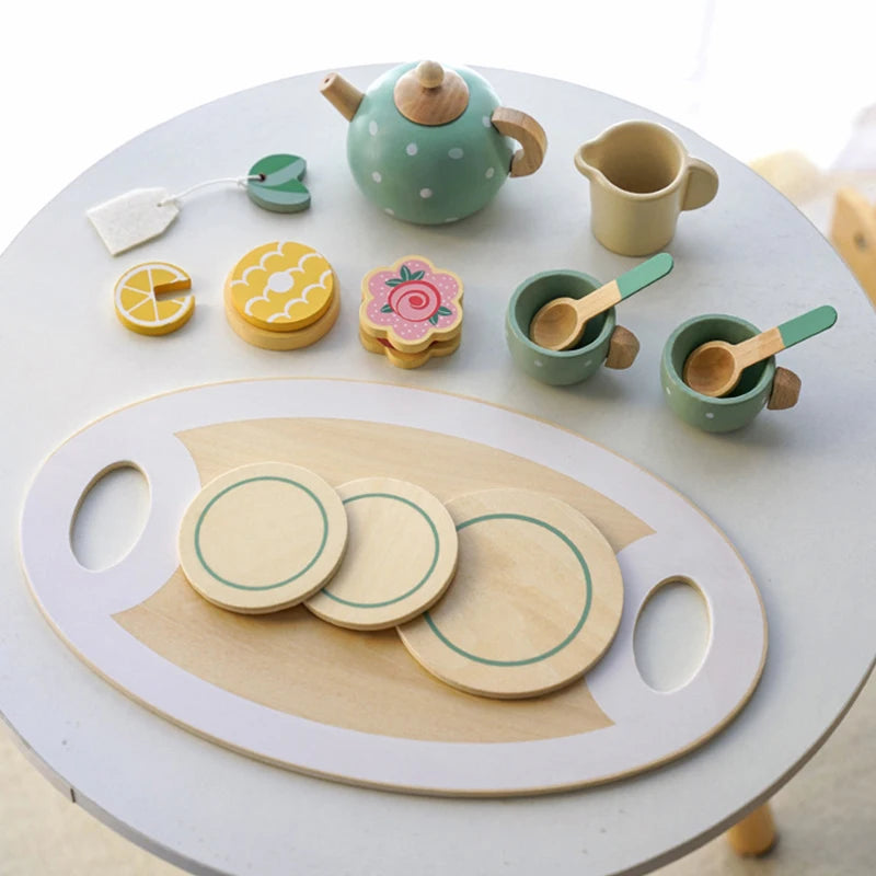 MONTESSORI WOODEN TEA SET