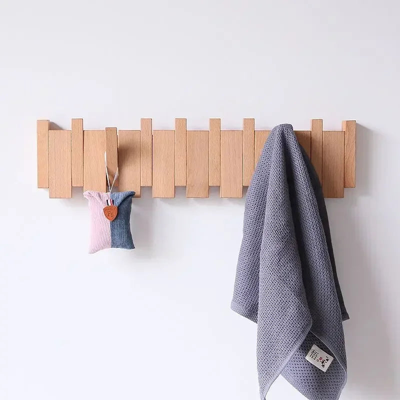 MAGNETIC PIANO WALL HOOK – NORDIC DESIGN IN SOLID WOOD
