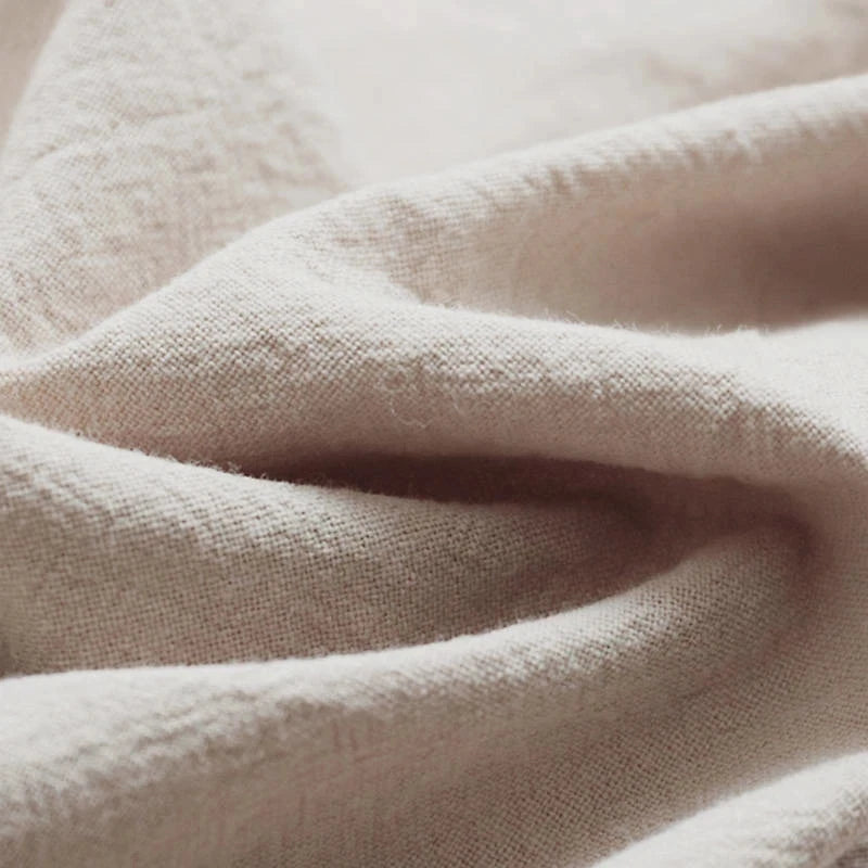 WOMEN'S LINEN SHORTS - ELASTIC WAIST AND DRAWSTRING