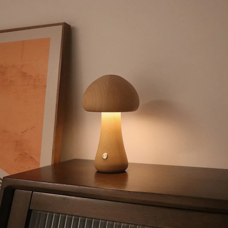 MUSHROOM TABLE LAMP - NORDIC MINIMALIST STYLE