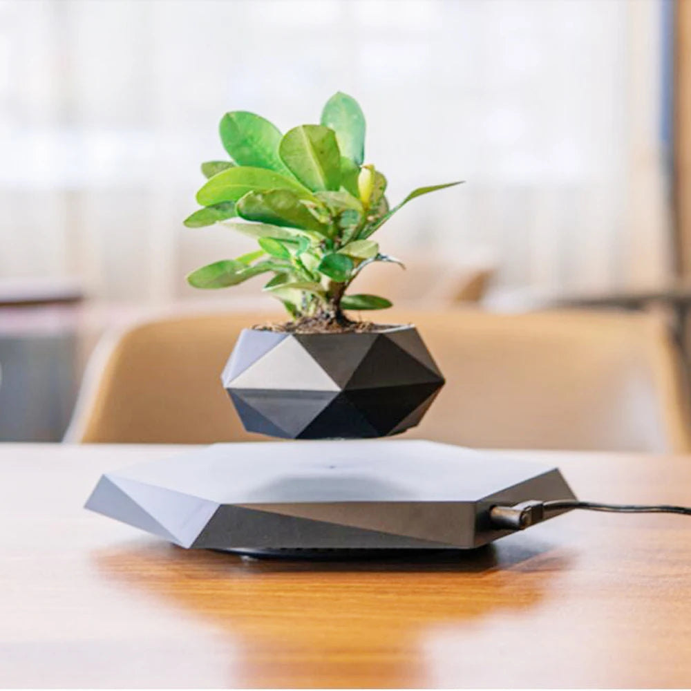 FLOATING POT WITH MAGNETIC LEVITATION – MODERN TECHNOLOGICAL DESIGN
