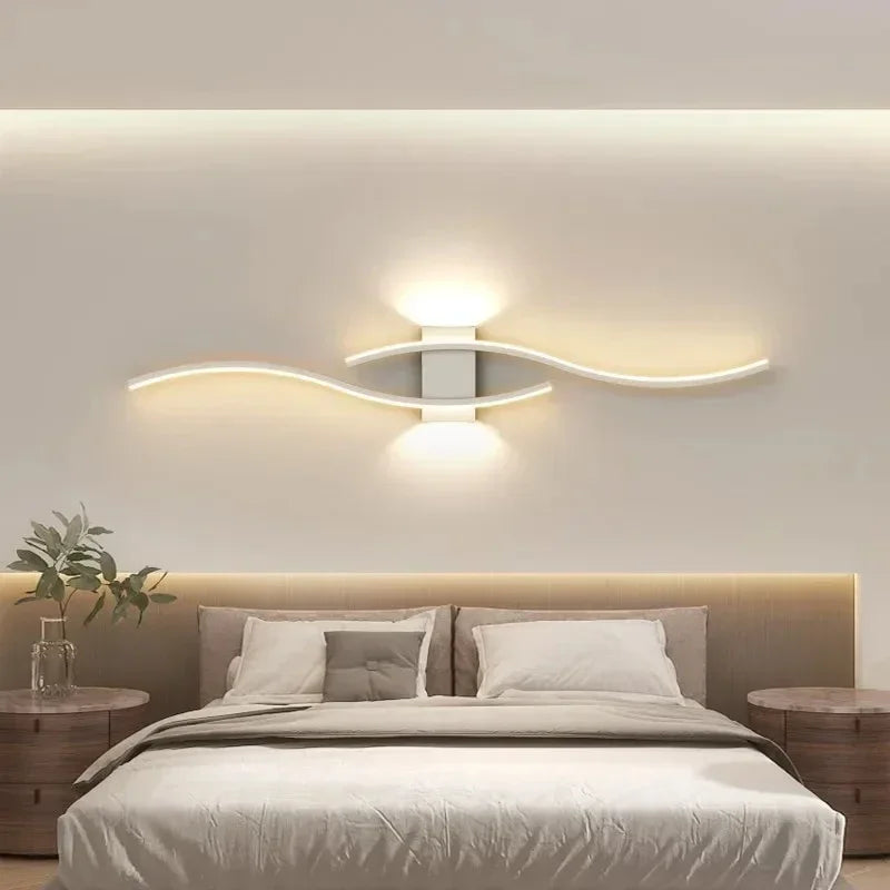 WALL LED LAMP – MODERN CURVED DESIGN