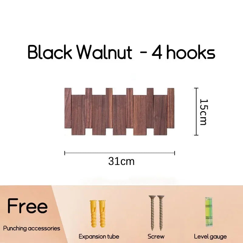 MAGNETIC PIANO WALL HOOK – NORDIC DESIGN IN SOLID WOOD