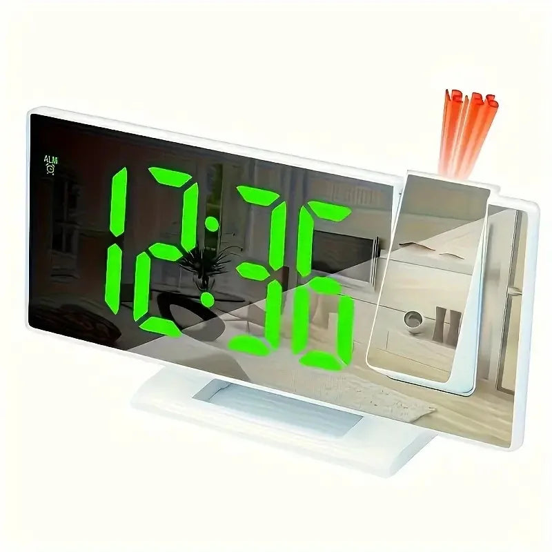 DIGITAL PROJECTION ALARM CLOCK – MULTIFUNCTIONAL & MODERN DESIGN