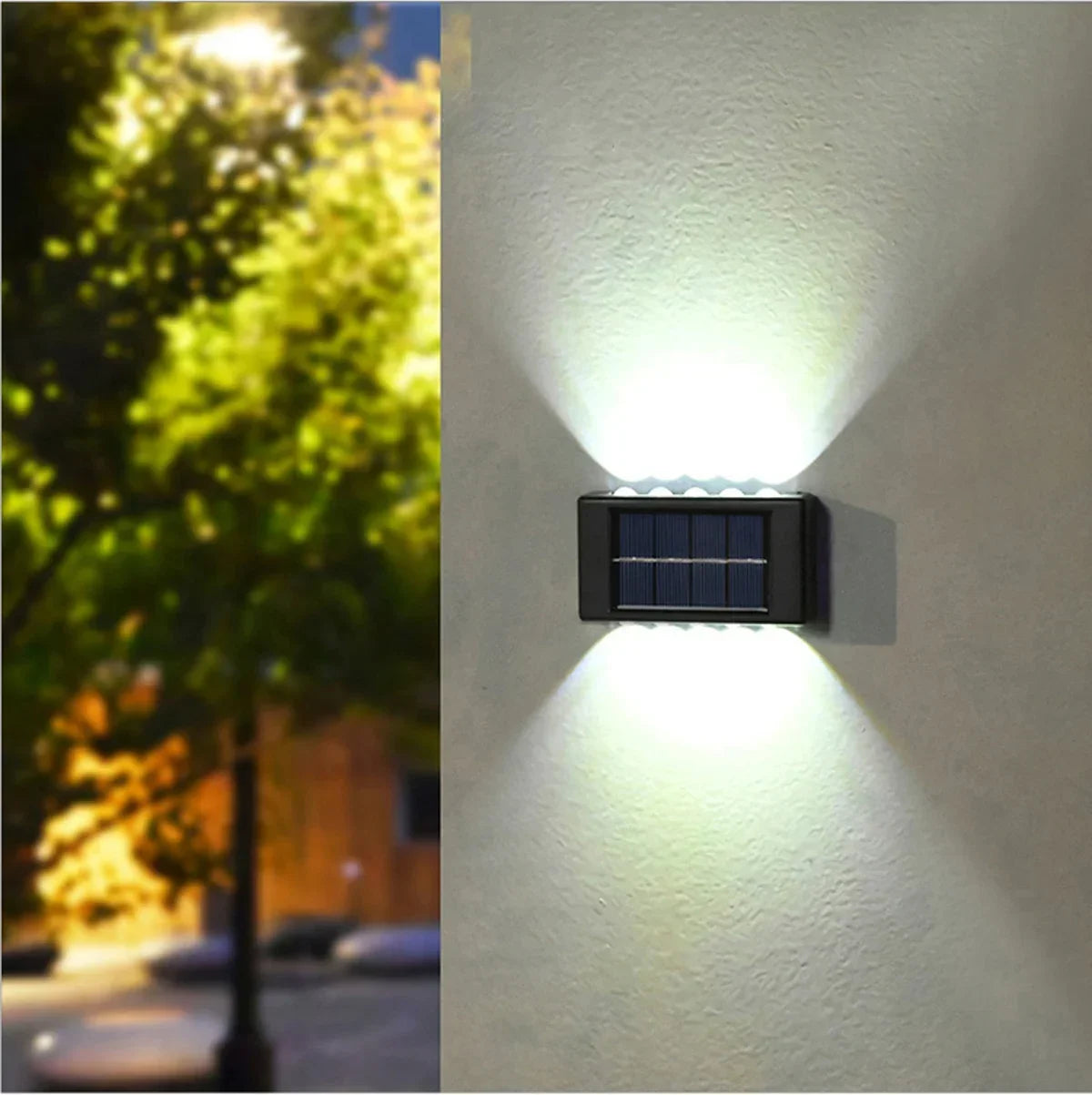 WATERPROOF OUTDOOR LED SOLAR WALL LIGHT