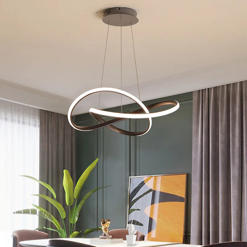 INFINITY LED PENDANT LIGHT – MODERN SCULPTURAL DESIGN