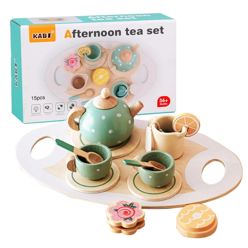 MONTESSORI WOODEN TEA SET
