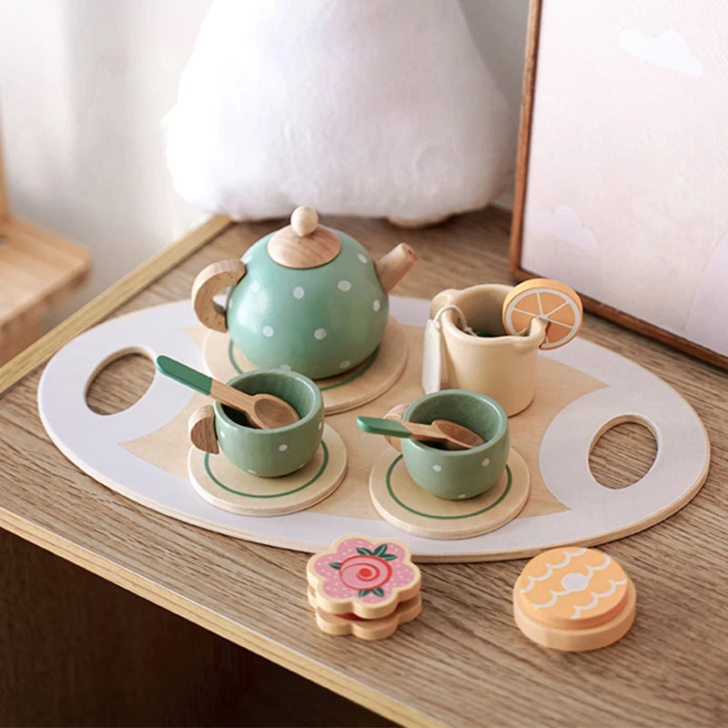 MONTESSORI WOODEN TEA SET