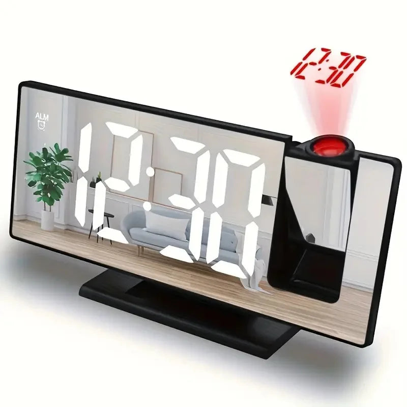 DIGITAL PROJECTION ALARM CLOCK – MULTIFUNCTIONAL & MODERN DESIGN