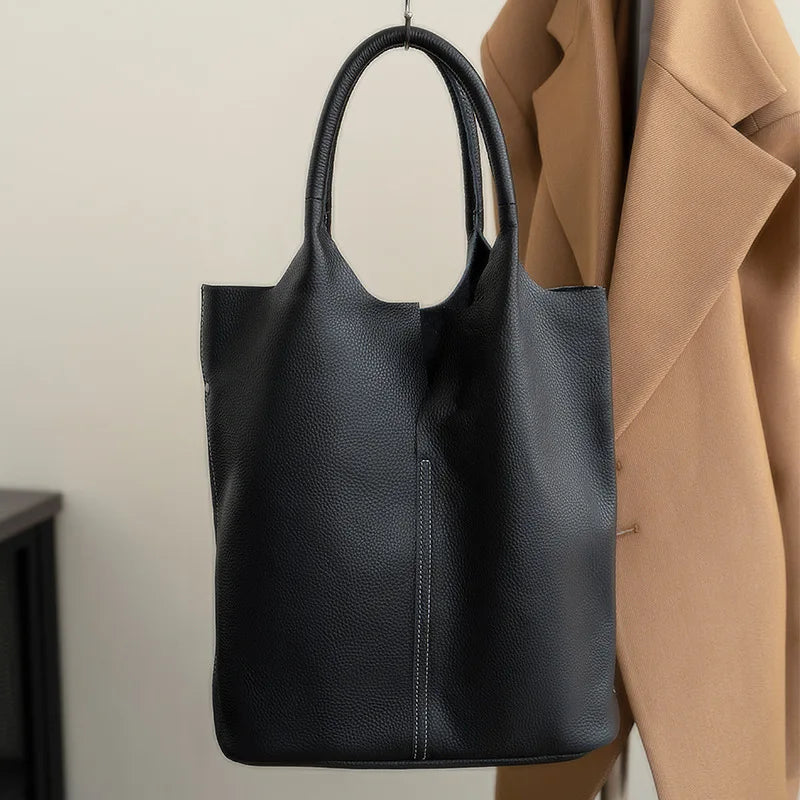 VALMONT LEATHER TOTE