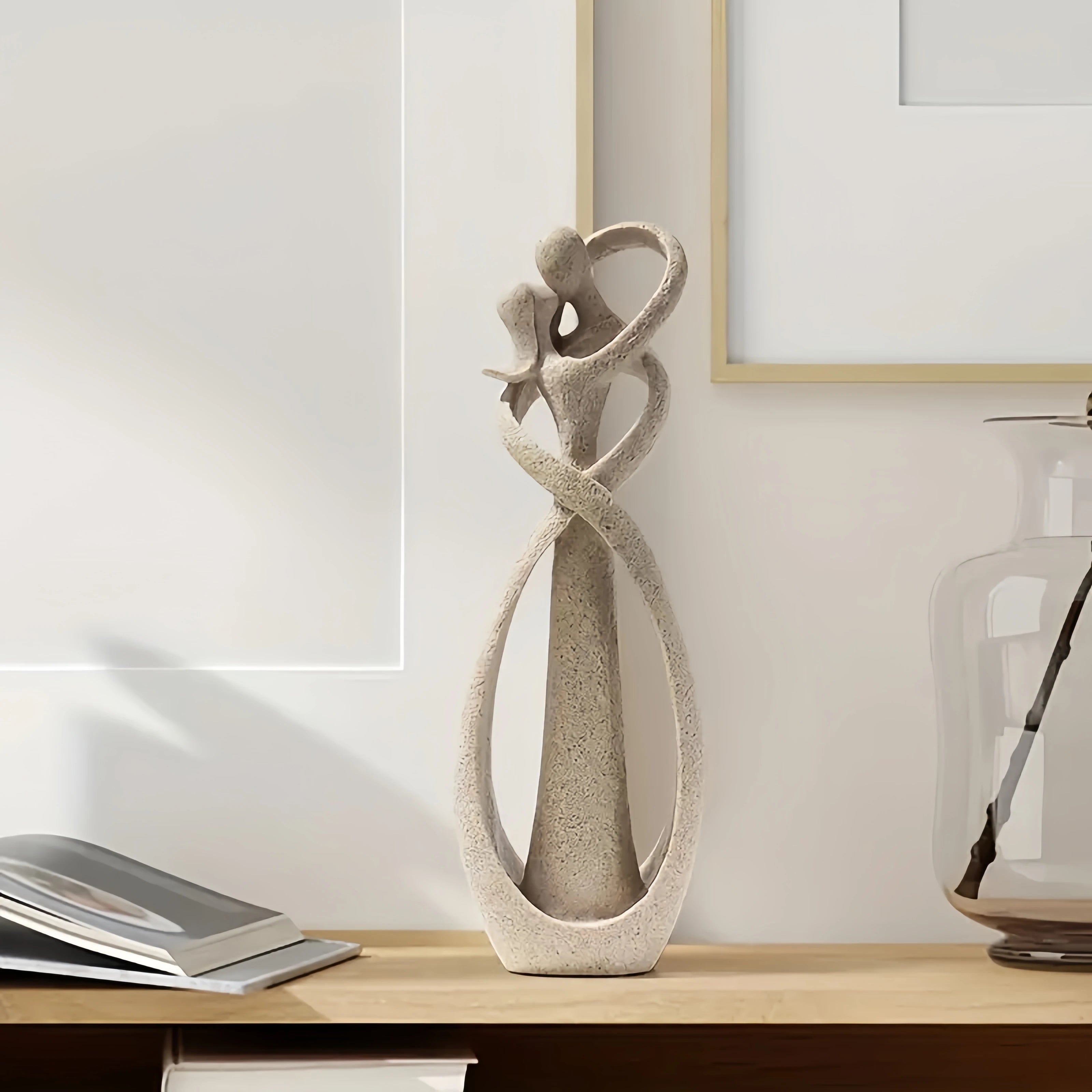 ETERNAL LOVE SCULPTURE – MINIMALIST ABSTRACT ART