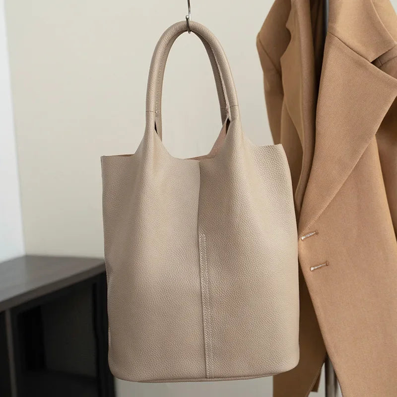 VALMONT LEATHER TOTE