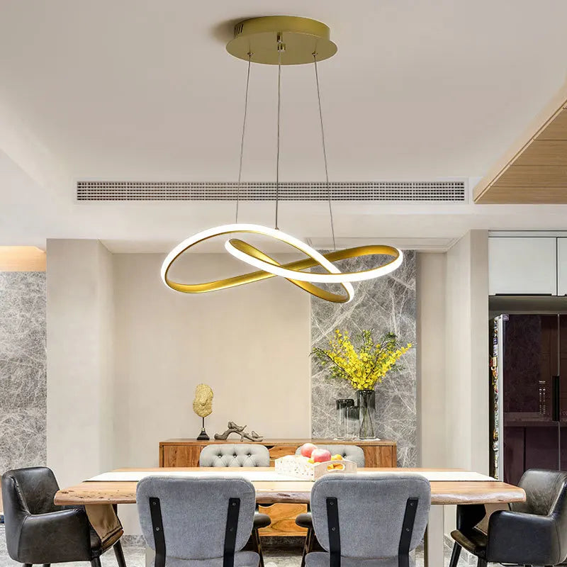 INFINITY LED PENDANT LIGHT – MODERN SCULPTURAL DESIGN