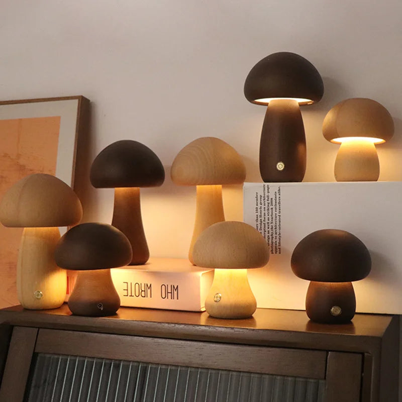 MUSHROOM TABLE LAMP - NORDIC MINIMALIST STYLE