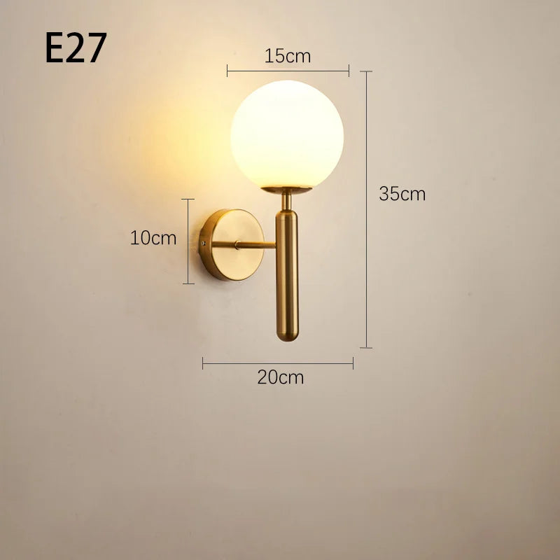 ELEGANCE WALL LAMP - MODERN GOLDEN COPPER DESIGN