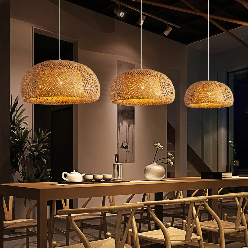 ORIENTAL BAMBOO PENDANT LIGHT