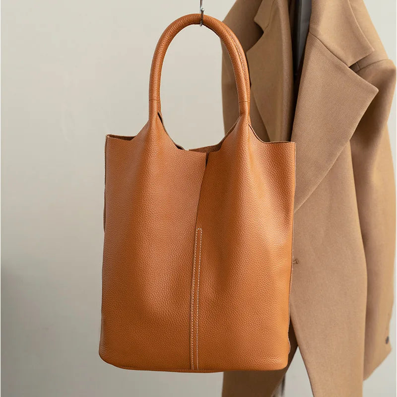 VALMONT LEATHER TOTE