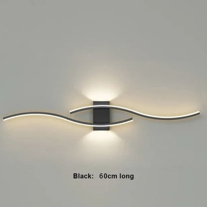 WALL LED LAMP – MODERN CURVED DESIGN