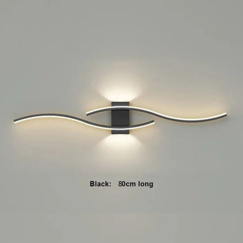 WALL LED LAMP – MODERN CURVED DESIGN
