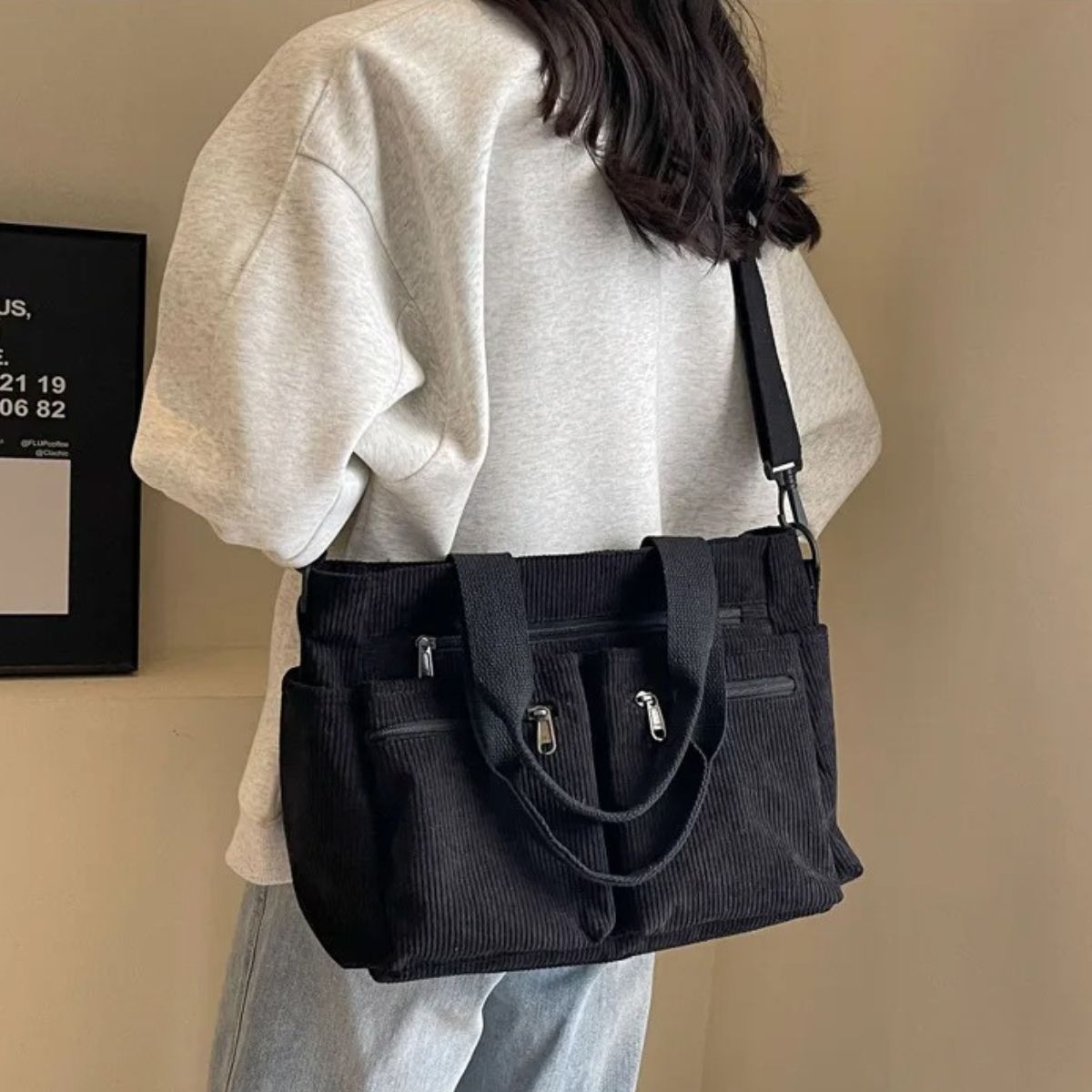 VALÉRIE VELVET TOTE BAG