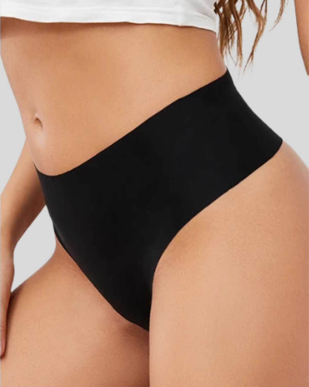 High-Leg Seamless Thong – Second Skin Fit