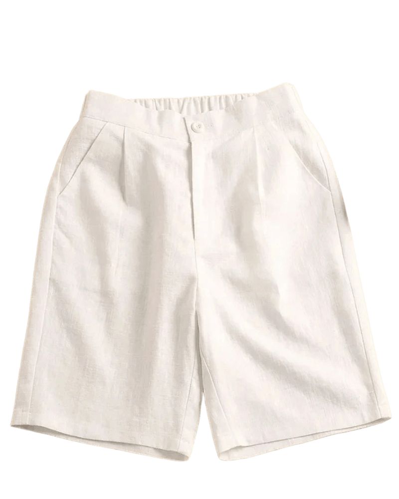 WOMEN'S BREATHABLE LINEN SHORTS - FRESH & CHIC FOR SUMMER