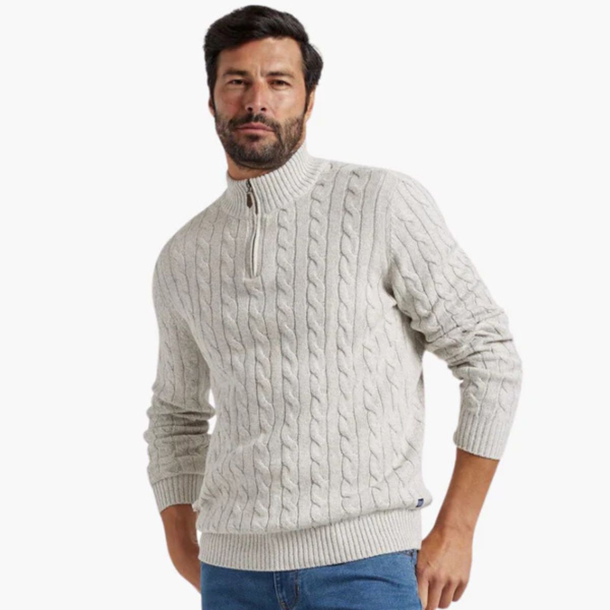 PORTOFINO HALF-ZIP SWEATER