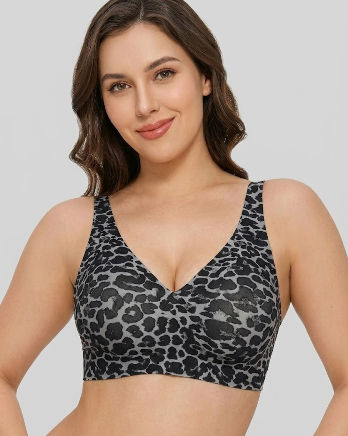 Leopard Sculpt Bra – Seamless & Wireless
