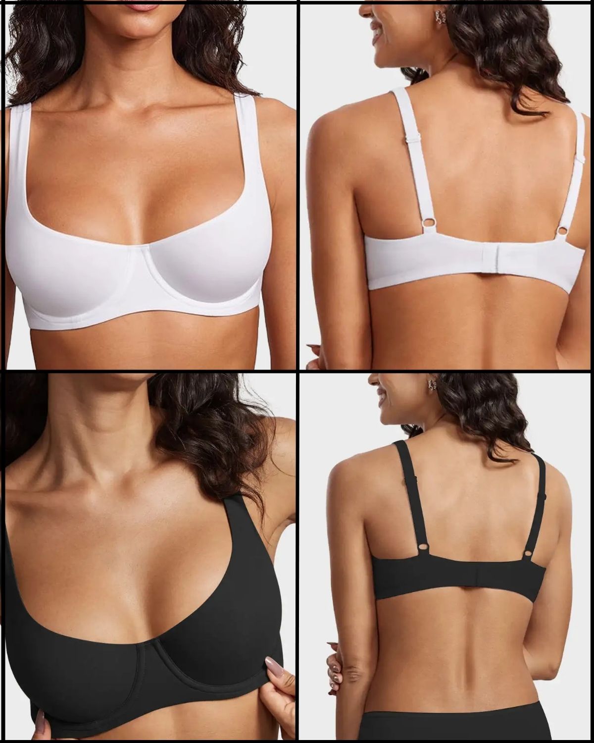 Balconette Support Bra – Seamless & Unlined